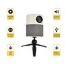 Kit Levo Proyector LED Portátil 360º + Telón Mural 100"