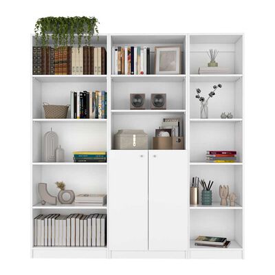 Imagen 2 del producto Estante 62 cm  + Estante 2 Puertas + Estante 45 cm TuHome Home Blanco