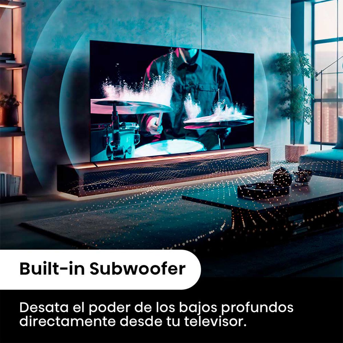 Mini LED 55'' Hisense 55U7N Smart TV 4K