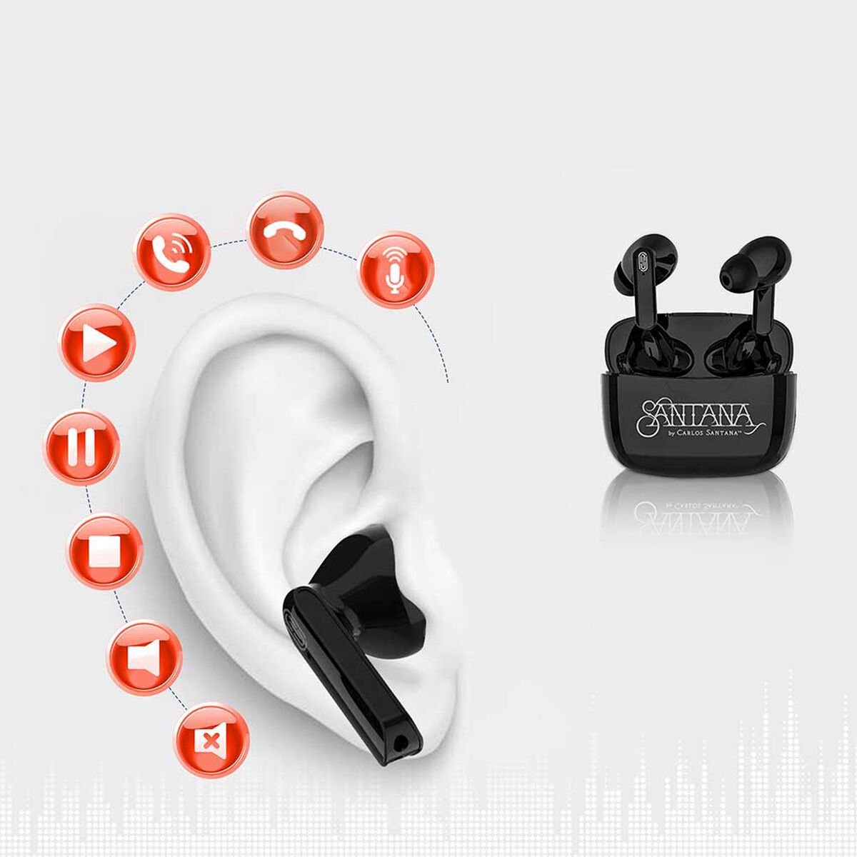 Audífonos Bluetooth In Ear Swiss Nature Labs Santana Mambo