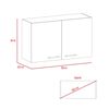 Combo Mueble Superior + Mueble Inferior TuHome Manchester Wengue