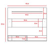 Set Panel TV + Arrimo + Mesa