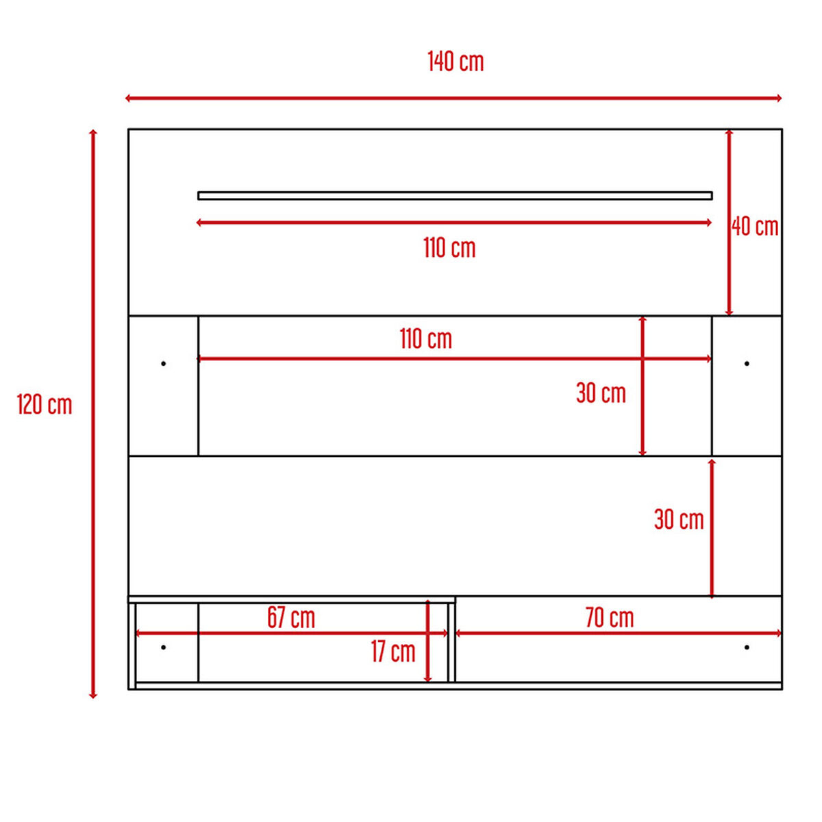 Set Panel TV + Arrimo + Mesa