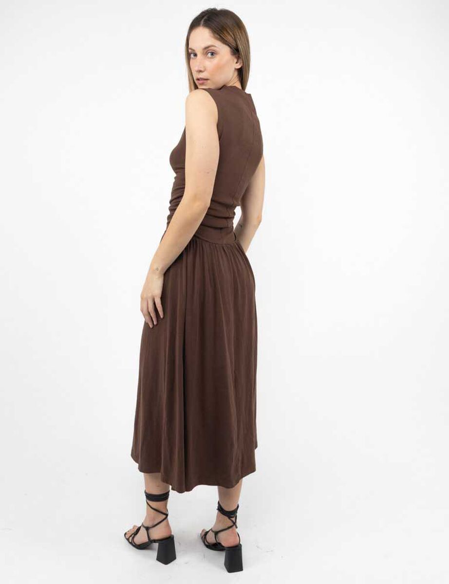 Vestido Maxi Sin Mangas Mujer Zibel