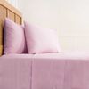 Juego de S&aacute;banas Mashini 144 Hilos 2 Plazas Liso Rosado