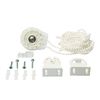 Kit Instalación para Cortina Roller Blackout Vincenzi R6029 Blanco 35 mm