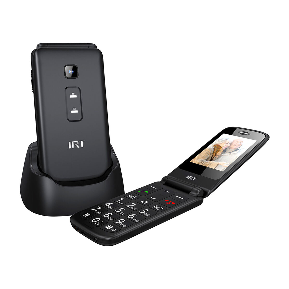 Celular IRT Senior 01 2.4" Negro Liberado