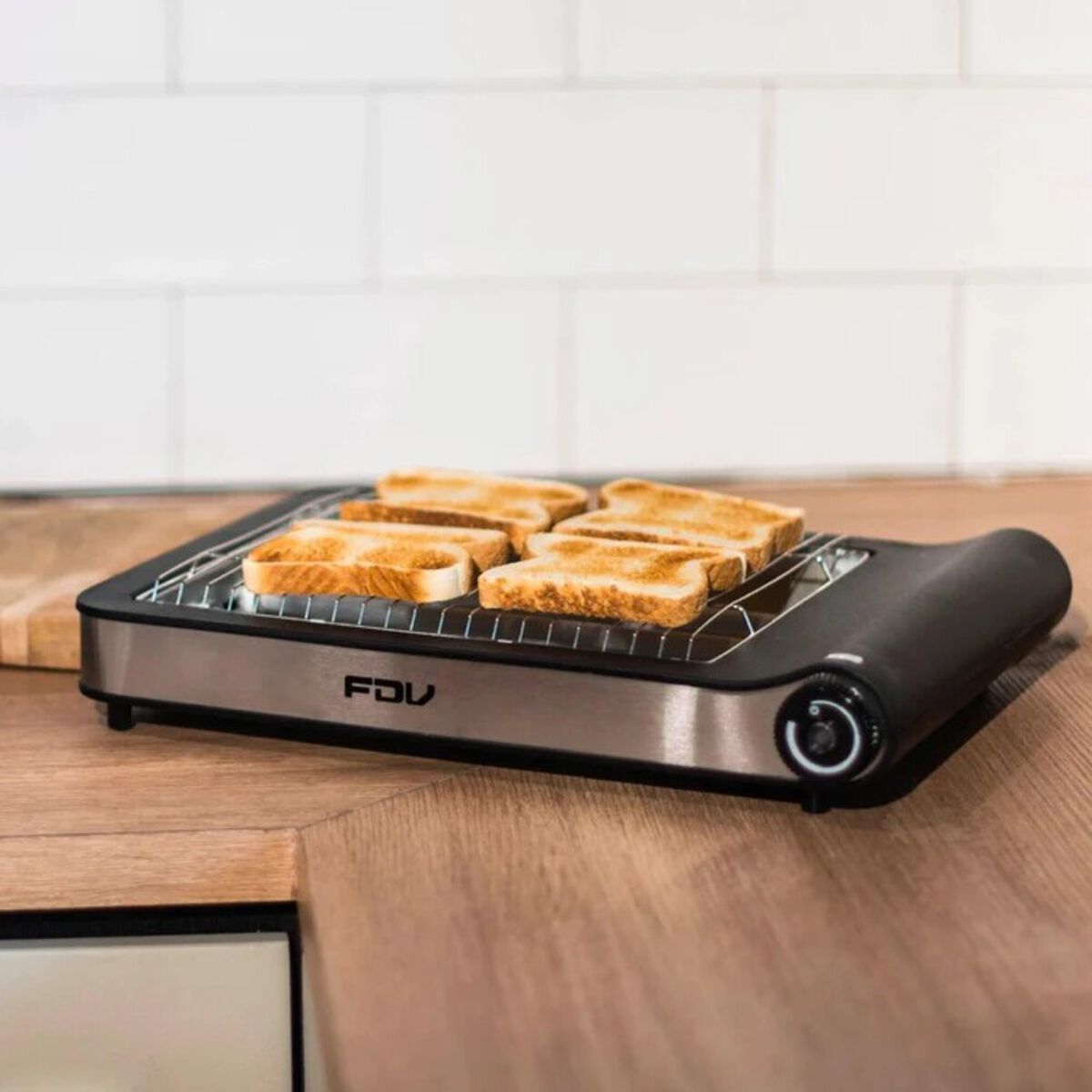 Tostador de Pan FDV Flat Negro 2.0