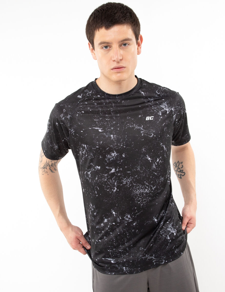 Polera Deportiva Hombre Black County