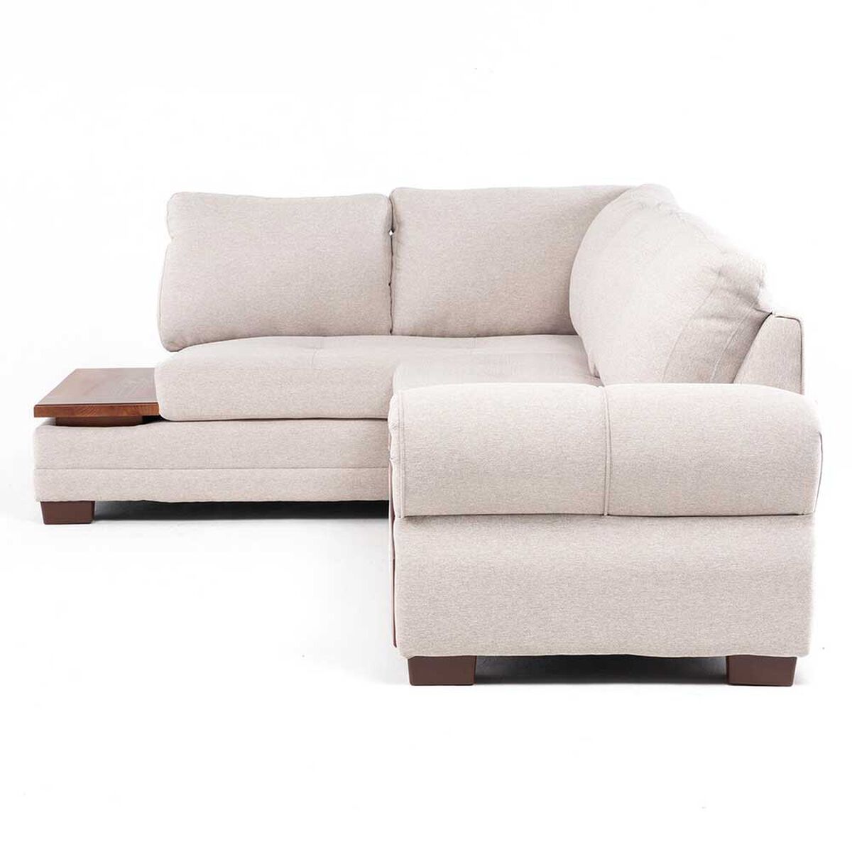 Sof&aacute; Seccional Living Factory Michigan 6 Cuerpos Beige