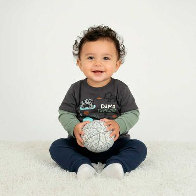 Imagen 1 del producto Polerón de Algodón Bebo Chess Baby Grafito