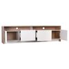 Rack TV CIC Colbun Olmo Blanco Hasta 70"