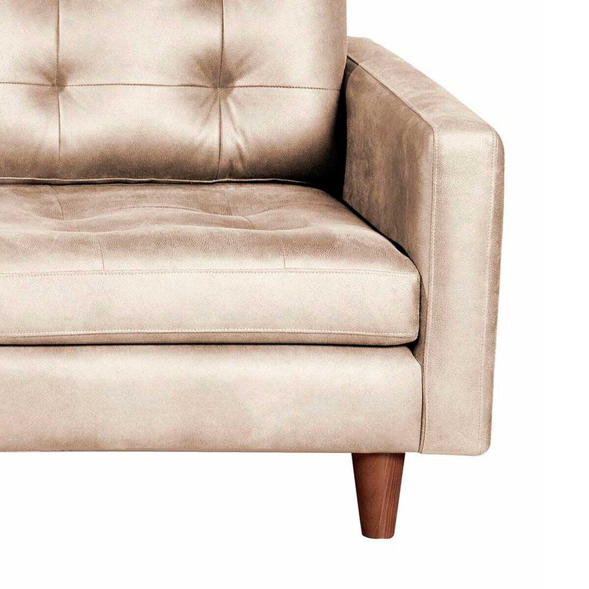 Sof&aacute; Cuero Latam Home N&aacute;poles Chaise Longue 2 Cuerpos Izquierdo