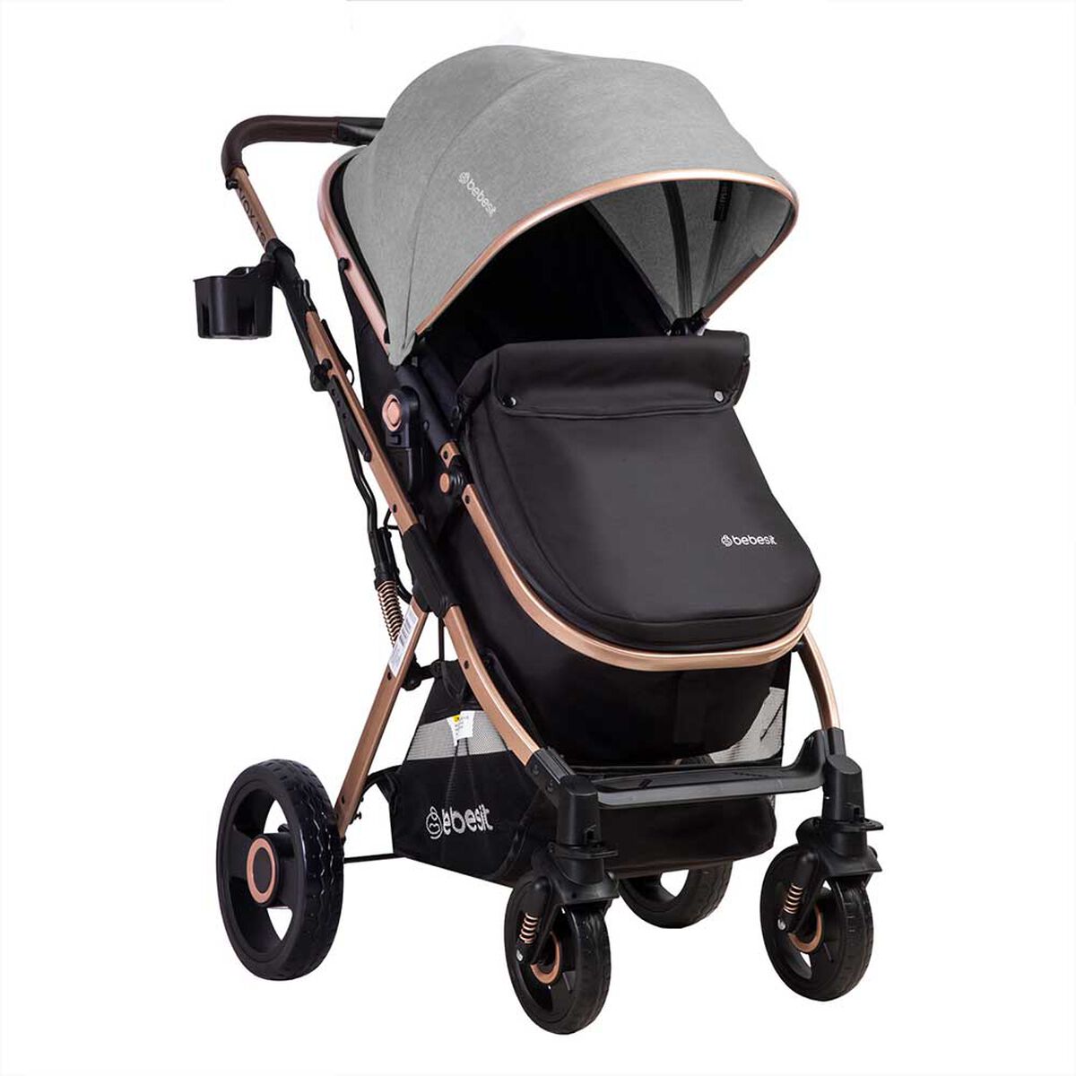 Coche Paseo Vox Gris Bebesit