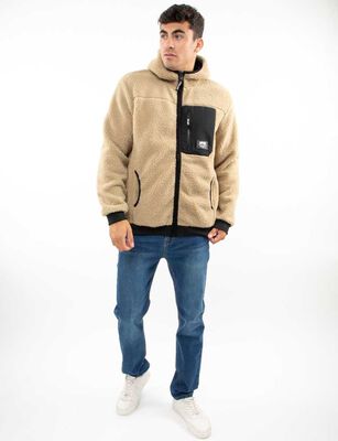 Imagen 2 del producto Polerón Sherpa Hombre Icono Arena