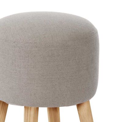 Imagen 2 del producto Pouf Latam Home Nantes Lino Gris Claro
