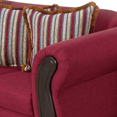 Imagen 2 del producto Sofá Black Factory Sofia 2 Cuerpos Burdeo