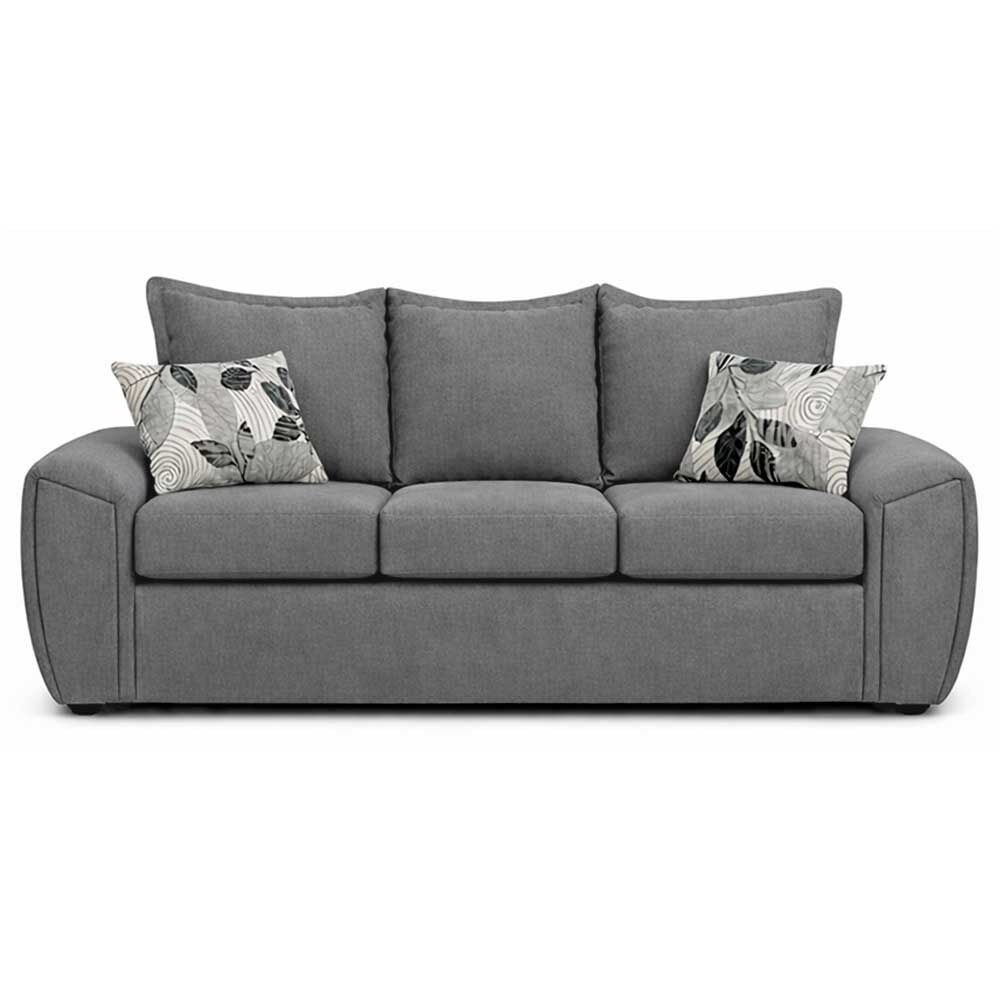 Sofá Elegant Detail New Houston 3 Cuerpos Gris