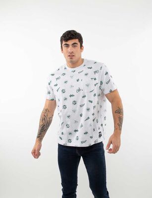 Imagen 1 del producto Polera Manga Corta Hombre Icono Gris