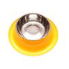 Plato Melamina Anti-Hormigas Amarillo Para Perro S Mascan