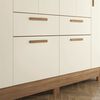 Closet Altavision Guarapuava 6 Puertas 4 Cajones Caf&eacute; Blanco