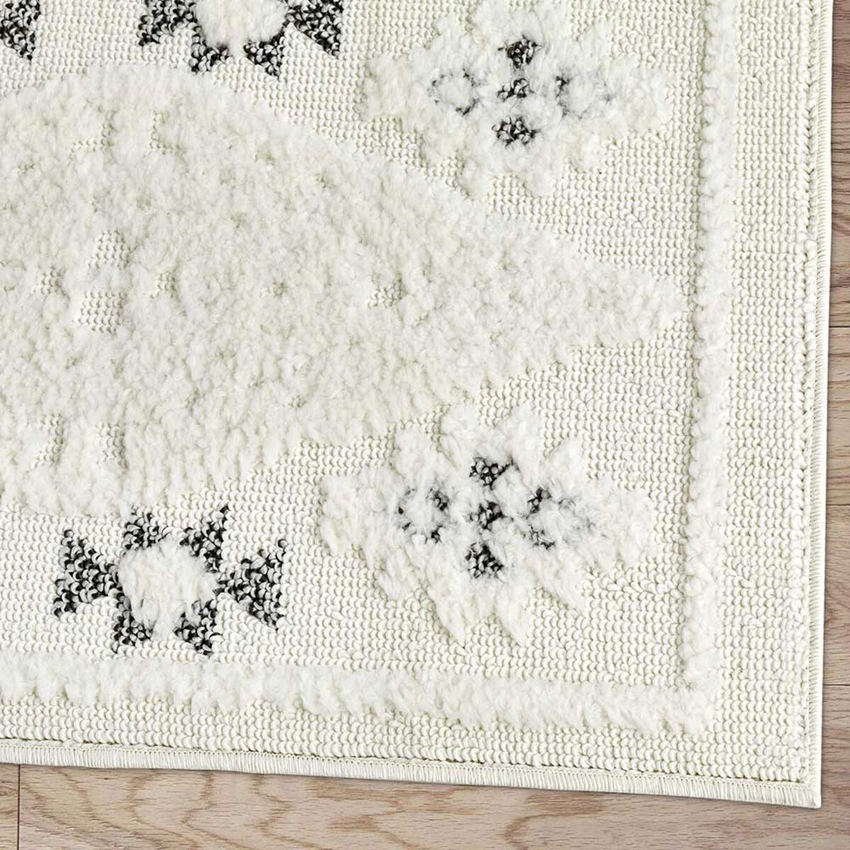 Bajada de Cama Modalfo Palafito Blanca 70 x 150 cm
