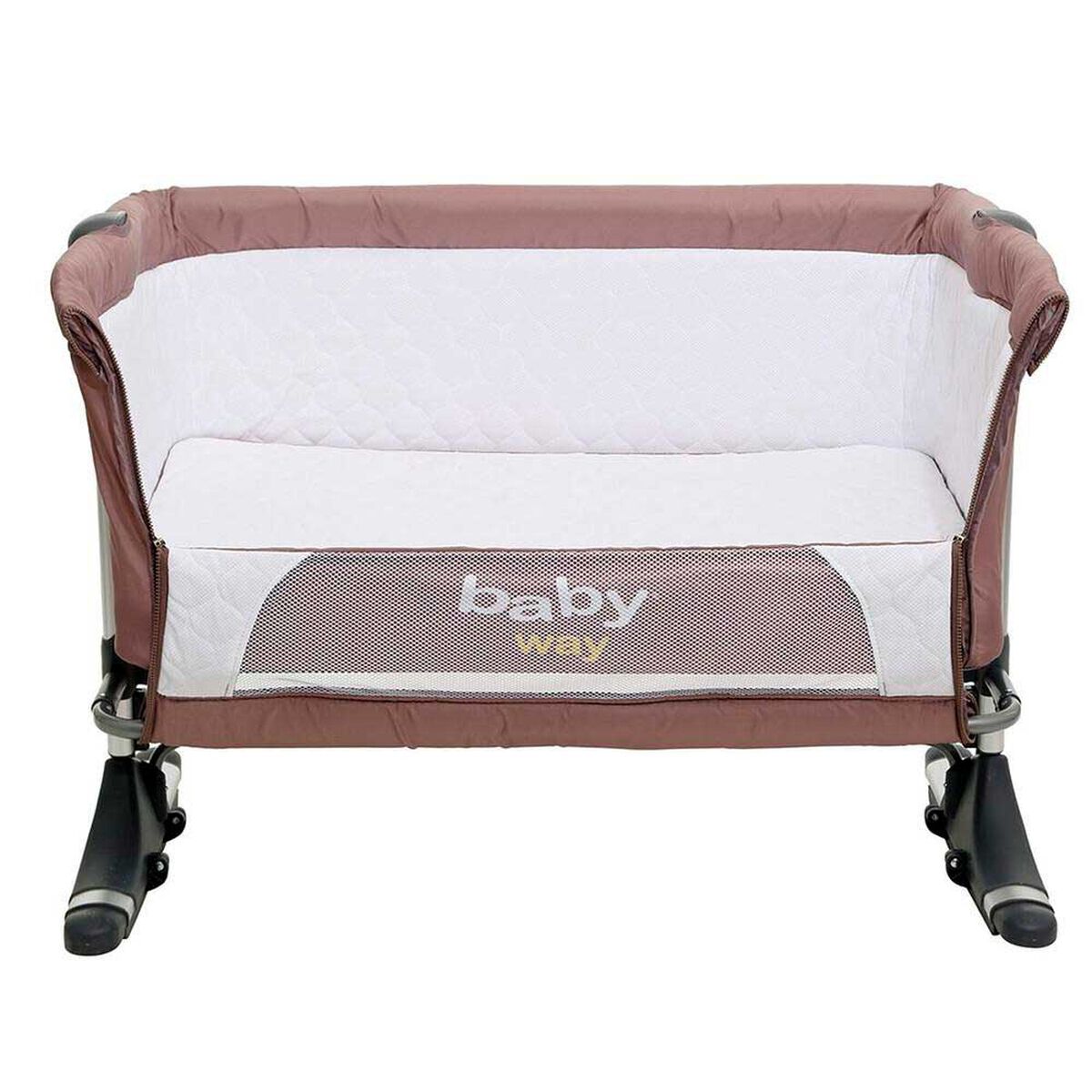 Cuna Colecho Baby Way Gris