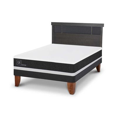 Imagen 2 del producto Cama Europea CIC 2 Plazas Ortopedic + Respaldo Dublin