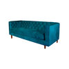 Sof&aacute; Tela Velvet Latam Home Brescia 3 Cuerpos