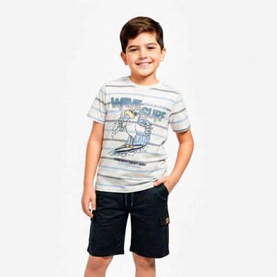 Polera Manga Corta Niño Chess