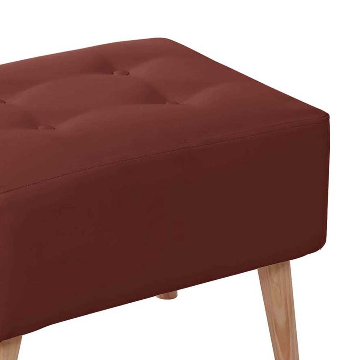 Pouf Latam Home Niza PU Chocolate