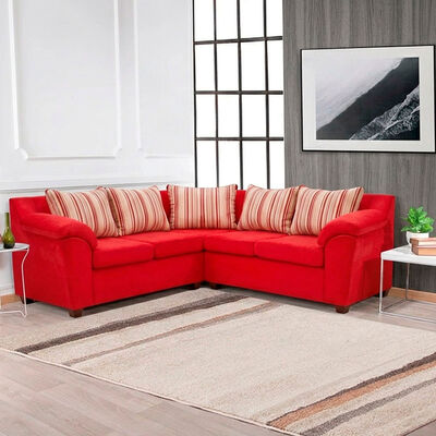Seccional Muebles MPR Cattaleya 5 Cuerpos Rojo