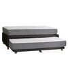 Cama Nido Latam Home 1,5 Plazas Zen Best Cuero Negro