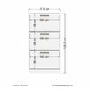 Zapatero Onessta Start 3 Puertas Blanco