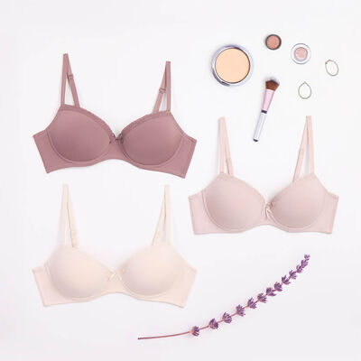 Imagen 2 del producto Pack 3 Sosten Copa B Intime Beige