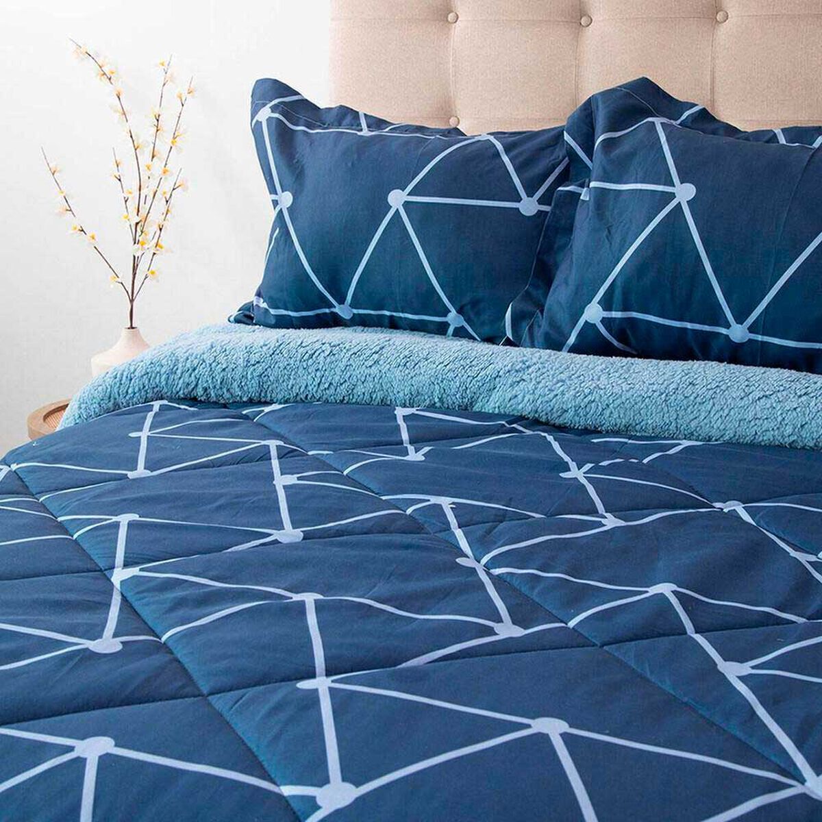 Plum&oacute;n Doral King Senses Azul y Celeste