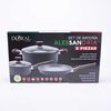 Bater&iacute;a de Cocina Aluminio Doral Alessandria 5 Piezas Gris