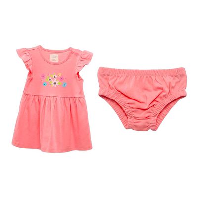 Conjunto Vestido+Calzón Bebé Chess Baby