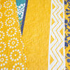 Quilt Doral 2 Plazas Patchwork Amarillo
