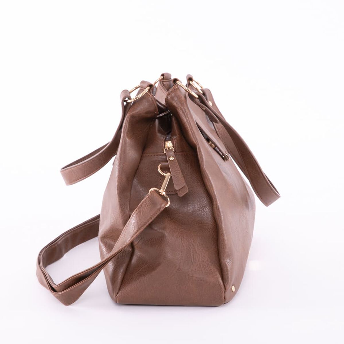 Cartera Ecocuero Camel Portman Club Woman