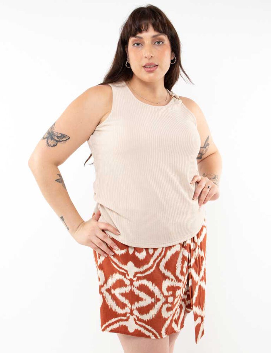 Polera Sin Mangas Mujer Extralindas