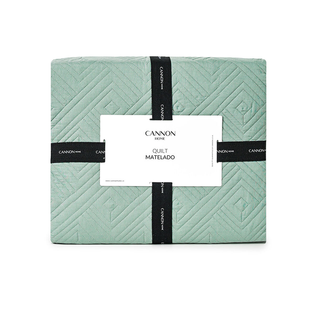 Quilt Cannon Matelado 1,5 Plazas Verde