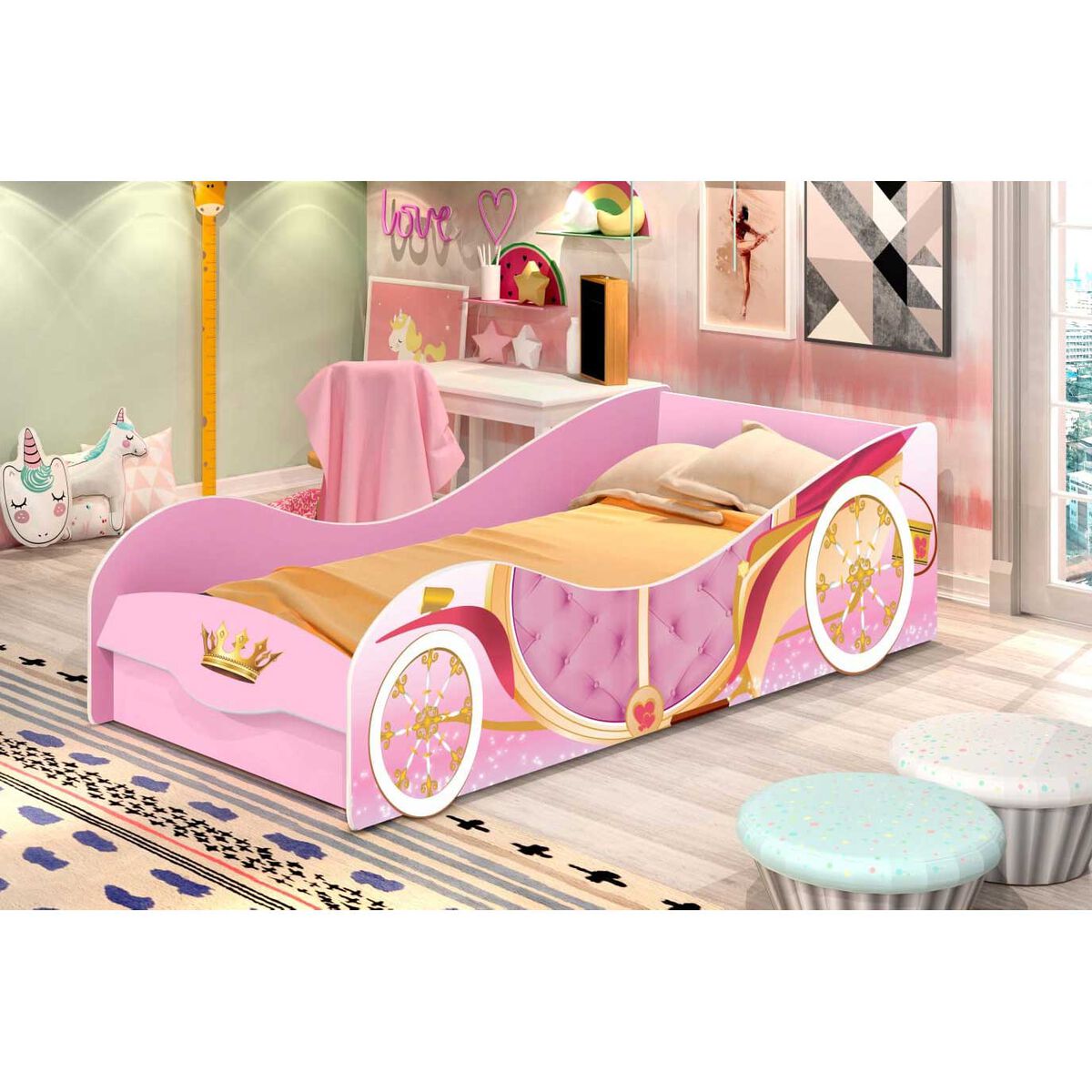 Cama Casanova Kids 1 Plaza Carruaje