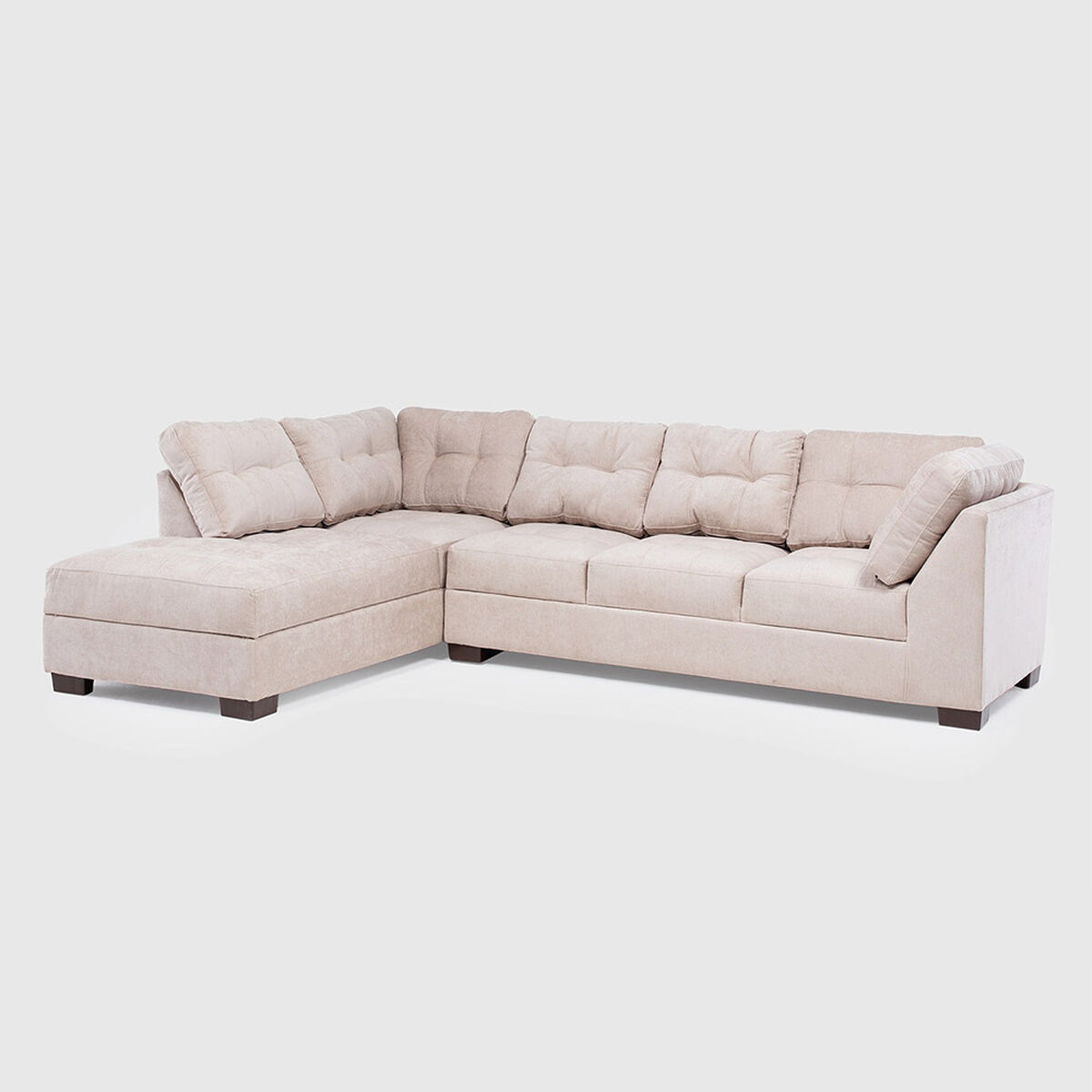 Sof&aacute; Seccional Muebles MPR Edimburgo 3 Beige