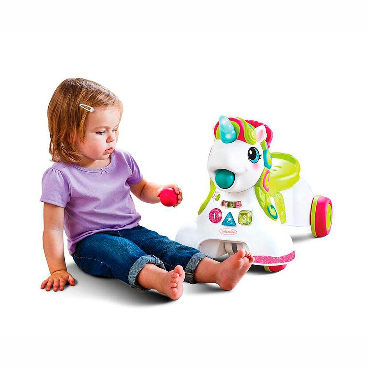 Caminador Bebe Unicorno 3 en 1 Infantino