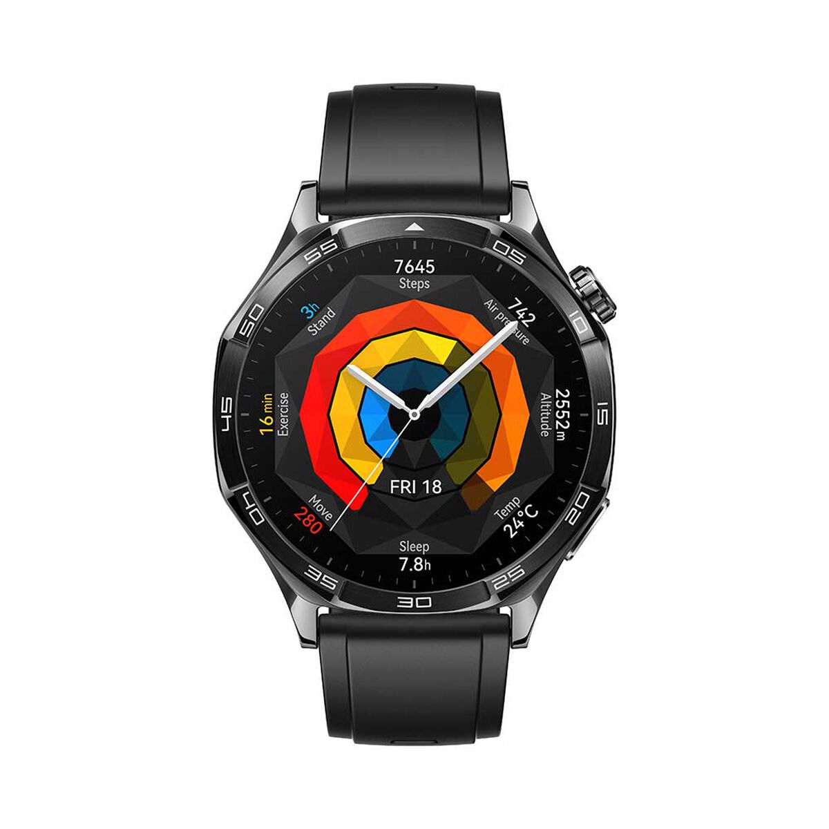 Smartwatch Huawei GT 5 46mm Black Fluoroelastomer