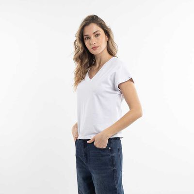 Polera Manga Corta Mujer Zibel