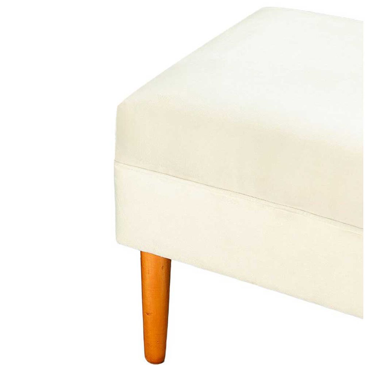 Pouf Bodevir Provenza Felpa 04 Crudo&nbsp;