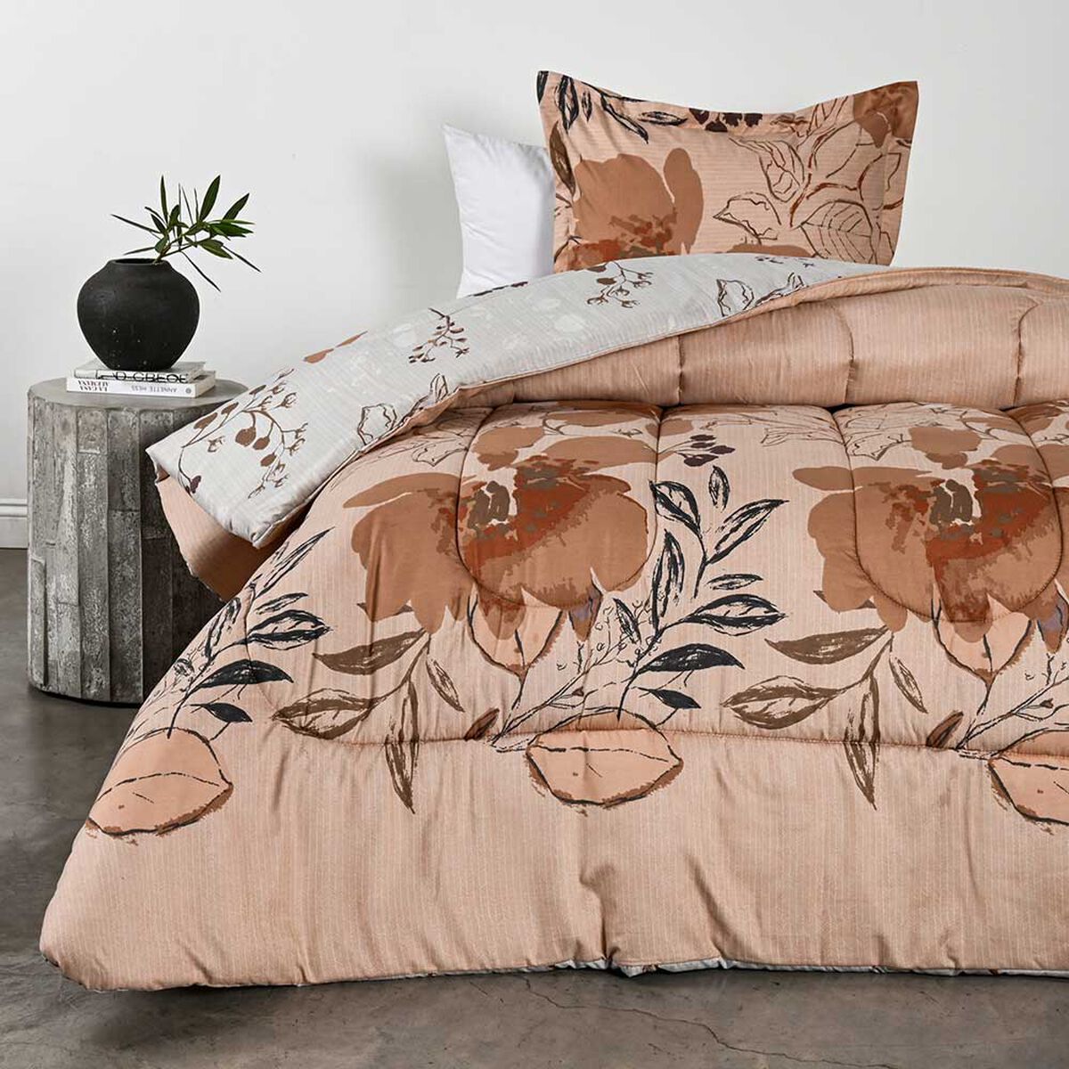 Plumón Estampado Elements & Co 1,5 Plazas Autumn