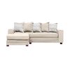 Sof&aacute; Seccional Izquierdo Living Factory Milan 3 Cuerpos Beige